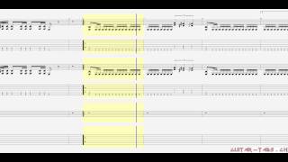 Metallica Tabs  Whiplash [upl. by Neraj437]