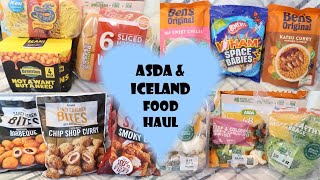 Asda Food Haul July 2023  Iceland Grocery Haul UK  Family of Two  Meal Plan Ideas amp Shopping [upl. by Akirre]