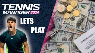 TM24  NEW SERIES  Lets Play  FINANCIAL TROUBLE  Tennis Manager 2024  Episode 4 [upl. by Roselia859]