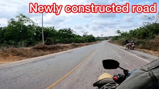 Newly constructed road in Nimba County Liberia [upl. by Htabazile140]