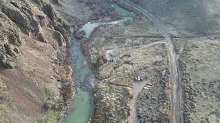 Snively Hot Spring Owyhee River Oregon [upl. by Middle]