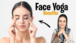 Face Yoga Benefits  How to Tighten Facial Muscles with Face Exercise  Sagging Face Treatment [upl. by Lihas]