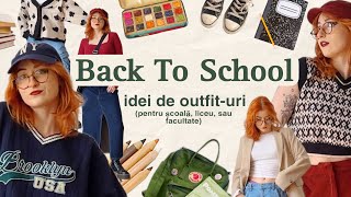 Back to school  haine pentru școalăliceufacultate 🍂 [upl. by Deuno447]