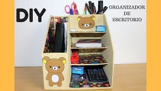 DIY ORGANIZADOR DE ESCRITORIO [upl. by Nhguavoj460]