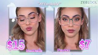 Affordable amp Best Sellers Glasses for a Unique Look Zeelool 🤗Get 20 off first order with ZYFF [upl. by Dionisio]