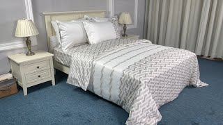 Wholesale Custom Print Cotton Sateen Bed Sheet Sets  Pingio Home httpspingiohomecom [upl. by Melas]