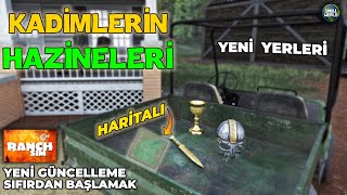 KADİMLERİN HAZİNELERİ NEREDE  HARİTALI KOLAY ANLATIM  RANCH SIMULATOR [upl. by Nimra]