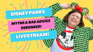 Disney Myths and Bad Advice Debunked  Most Magical Guides Livestream [upl. by Kcirdehs]