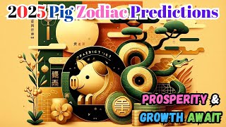 2025 Pig Zodiac Predictions Prosperity amp Growth in the Year of the Snake [upl. by Iur]