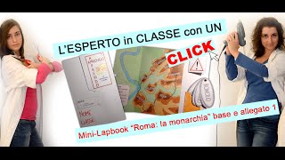 Mini Lapbook quotRoma la monarchiaquot base e allegato1 [upl. by Sima]