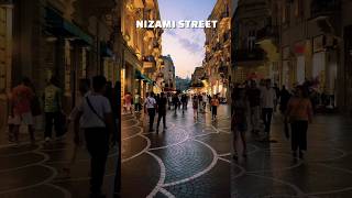 Visit Nizami Street the bustling heart of Baku  Travel Vlog Baku Azerbaijan travel baku reels [upl. by Lemej]