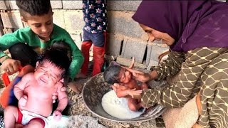 A mothers concern for her premature child Talas for the childs recovery water and yogurt bath [upl. by Randolf882]