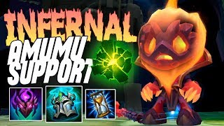 INFERNAL AMUMU SETS THE WORLD ON FIRE  Amumu Support  PBE  League of Legends [upl. by Aneehsal71]