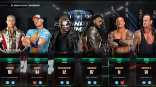 ELIMINATION CHAMBER GAMEPLAY 2K24 LIVE WWE smackdown raw highlights 2k24 wwe [upl. by Reinhart]