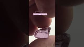 Facet Rough Afghan PinkPurple Diaspore music love travel gemstone crystals diamond quartz [upl. by Anikehs]