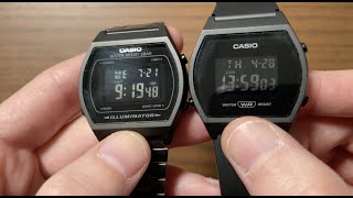 Battle of the Casio Blackouts B640 vs LW204 [upl. by Gerty]