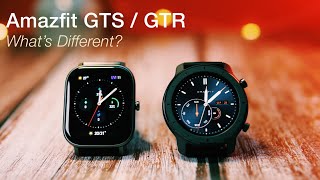 Amazfit GTS vs Amazfit GTR Comparison What’s Different [upl. by Candis]