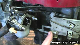 How Throttle and Choke Linkage is Setup on a Briggs 2 piece Carburetor NEW ENGINE [upl. by Harret]