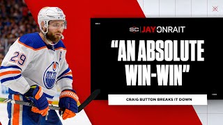 ‘An absolute winwin for everybody’ Button on Draisaitl extension  Jay on SC [upl. by Lednik]