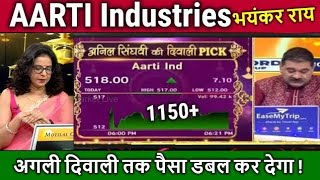 AARTI Industries stock analysis Anil SinghviBuy for longterm aarti industries latest newstarget [upl. by Oeht]