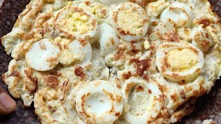 Boiled Egg Omelette  Try Kiya Kabhi Aisa Omelette [upl. by Noe589]