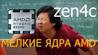 Ryzen 8500G Что ты такое Мелкие ядра zen4c от AMD [upl. by Neelehtak]