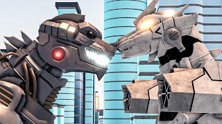 KIRYU TYPE 3 vs RPO MECHAGODZILLA  Roblox Kaiju Universe [upl. by Bugbee472]