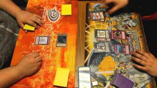 YuGiOh Aylesbury R5 Monarchs vs Lightsworn [upl. by Meenen777]