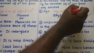 Difference between phenoxide ion and alkoxide ion [upl. by Zenitram780]