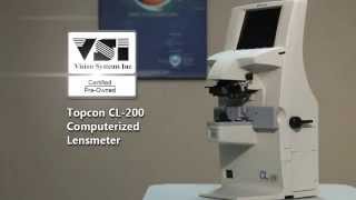 Topcon CL200 Auto Lensmeter [upl. by Nalliuq]