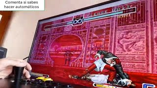 Probando tablero arcade para combos KOF 2002 [upl. by Annaicul693]