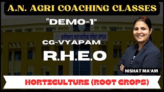 DEMO1 CGVYAPAM RHEO   ROOT CROPS BY NISHAT MAM [upl. by Marta513]