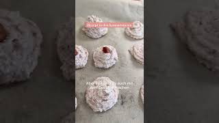 Omas SECRET Haselnuss Makronen Rezept 🥰🌰 christmasbaking [upl. by Anh642]