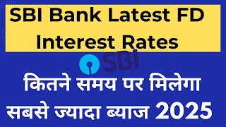 SBI FD Interest Rates November 2024  SBI Fixed Deposit Interest Rates 2024 [upl. by Jurgen18]