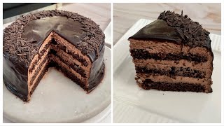 Best Chocolate Cake Recipe Easy Chocolate Cake Recipe Eggless and Without Oven Birthday Cake [upl. by Uttica]