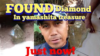 FOUND DIAMOND IN YAMASHITA TREASURE HUNTING LATEST with evidence Just now [upl. by Resiak]