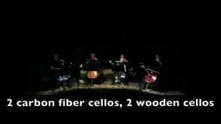 Haendel Halvorsen Passacaglia  arranged Cello Quartet Open Air [upl. by Norrek]