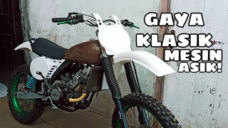 PART 2 REVIEW TRAIL NINJA 2tak MODIF VINTAGE TRAIL KLASIK [upl. by Friedly89]