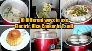 10 Different ways to use Electric Rice Cooker  Electric Cooker Usage and maintainece  Anis Castle [upl. by Odnumyer]