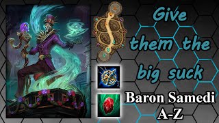 Smite 3v3 Joust guide  Baron Samedi build AZ [upl. by Leanne]