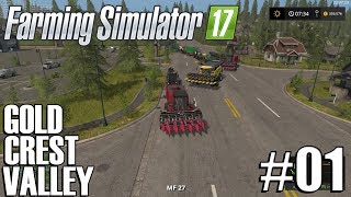 Farming Sim 17  Gold Crest Valley 20 Timelapse 1  This Is Where It All Started [upl. by Leirej]