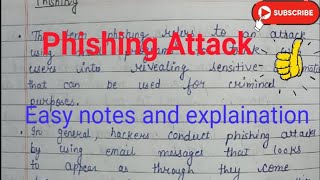 Phishing  what is phishing  explain phishing attack  Lecture 36 [upl. by Ertemed9]