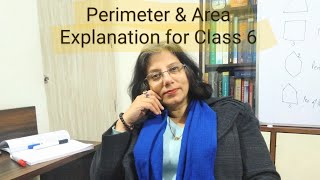 Perimeter amp Area Class 6 Explanation [upl. by Esylle]