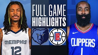 GRIZZLIES at CLIPPERS  FULL GAME HIGHLIGHTS  December 29 2023 [upl. by Kurland]