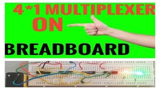 12 41 MULTIPLEXER USING GATE IC  MULTIPLEXER  7411 IC [upl. by Ithnan]