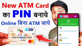 New sbi atm pin generation process in 2022  ATM pin kaise banai [upl. by Vokay299]