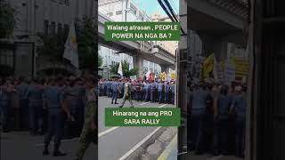 PRO SARA RALLY HINARANG PEOPLE POWER NA NGA BA  saraduterte peoplepower vpsara [upl. by Krischer334]