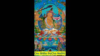 Buddhist Mantra Arya Manjushri Mantraༀ་ཨ་ར་པ་ཙ་ན་དྷཱི༔ Tibetan Buddhist MantraWisdom Mantra [upl. by Nhaj]