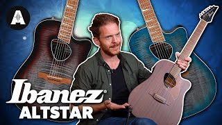 Ibanez Altstar Acoustics  Stylish Acoustics with an Electric Vibe [upl. by Fokos632]