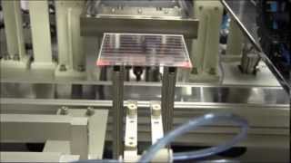 Dyesensitized solar cell module assembled by fully automated machine [upl. by Adaliah629]